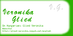 veronika glied business card